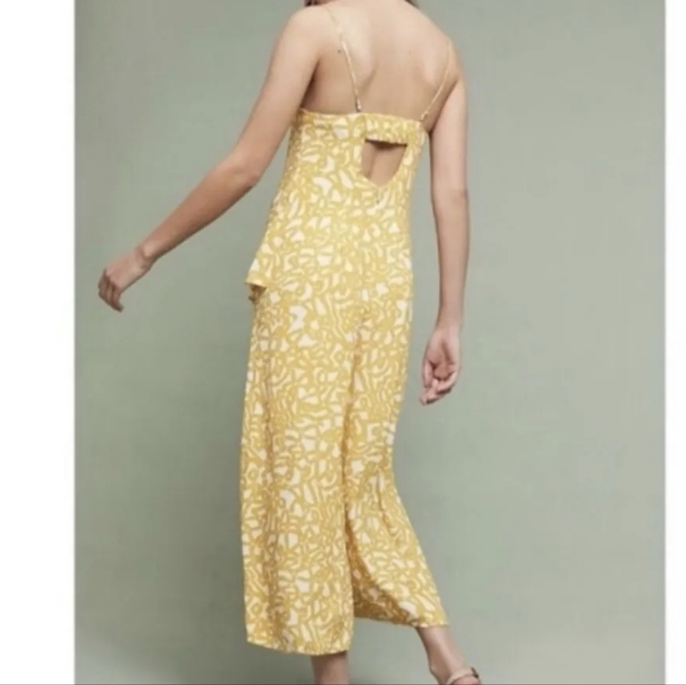 Yellow Patterned Jumpsuit - image 3